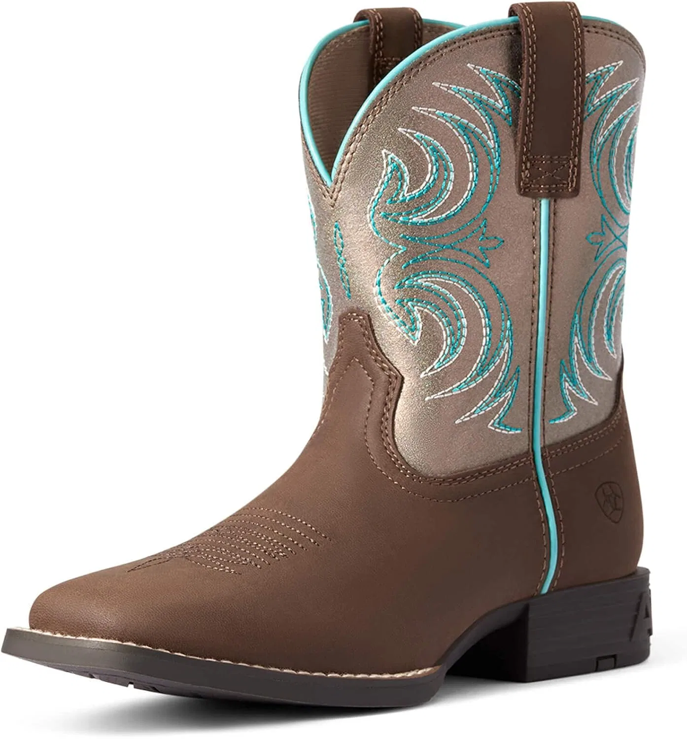 Детские сапоги в стиле вестерн Youth Storm Western Boot, Rich Clay/Metallic Bronze