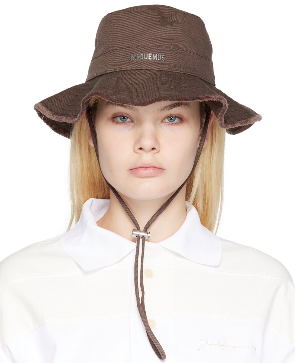 

Коричневая шляпа Le Bob Artichaut Jacquemus