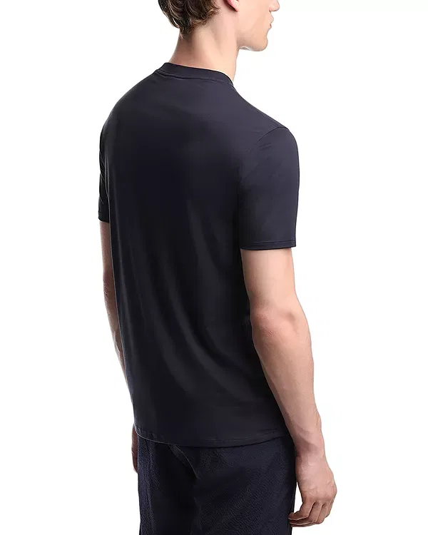 Мужская футболка с коротким рукавом Essential Mr. Armani Tee Emporio Armani, Navy Blue — фото 3