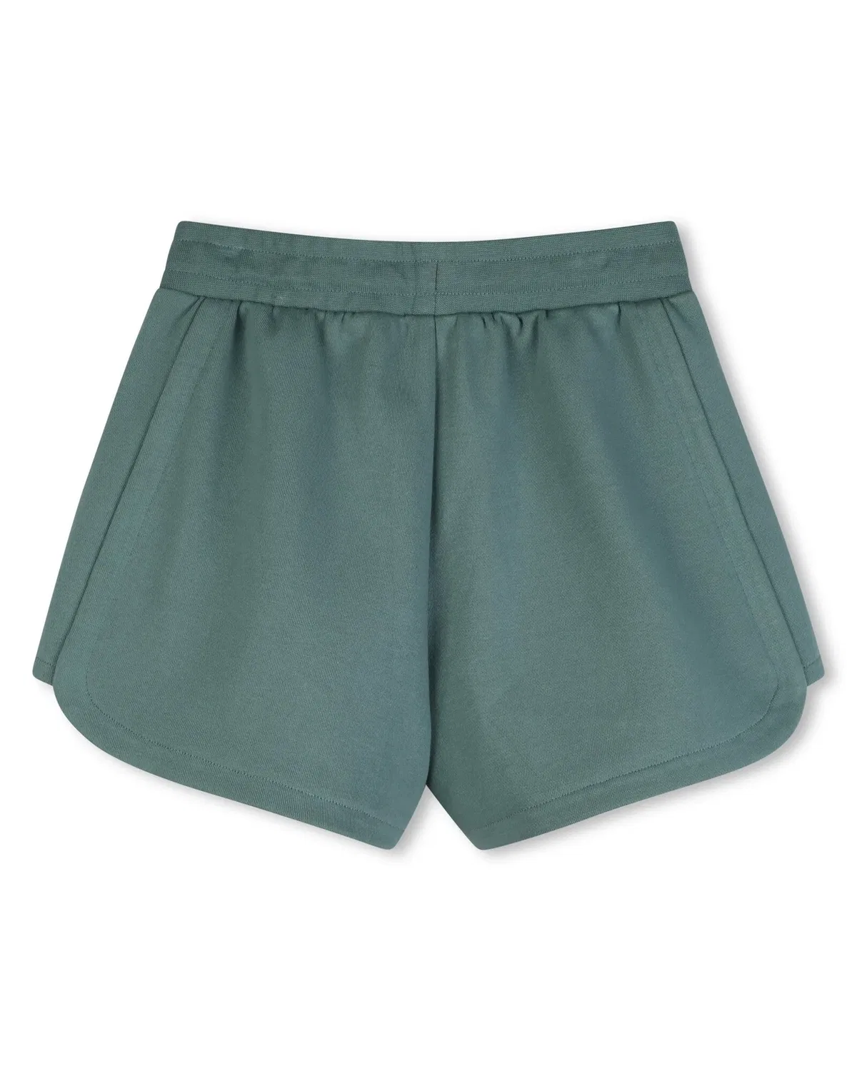 Детские шорты для девочек хлопковые BOSS Kidswear, Verde — фото 4