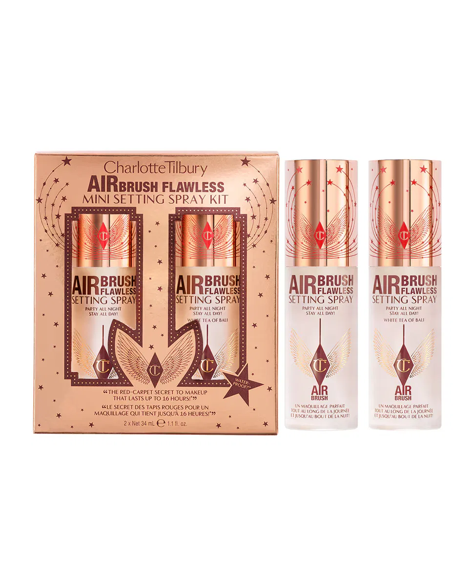 Estuche de Regalo Airbrush Flawless Mini Setting Spray de Charlotte Tilbury