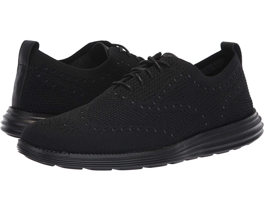 

Оксфорды Original Grand Stitchlite Wingtip Oxford Cole Haan, черный