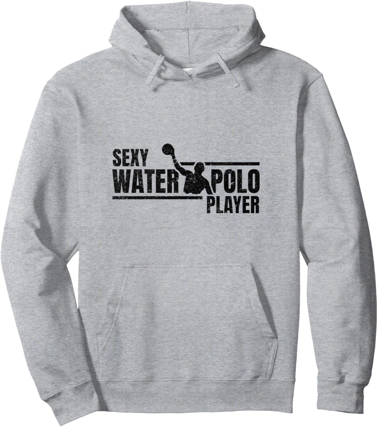 

Игра в водное поло - Сексуальная толстовка с изображением игрока в водное поло Waterpolo Sport Waterpolo Game, серый