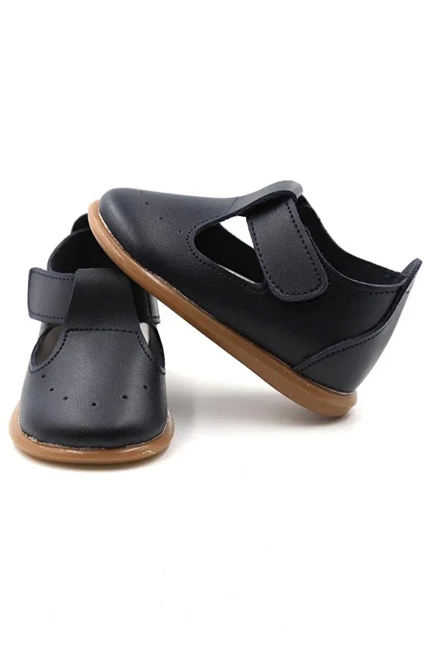 Детская обувь ортопедическая для девочек Macco Shoes, Navy Blue — фото 2