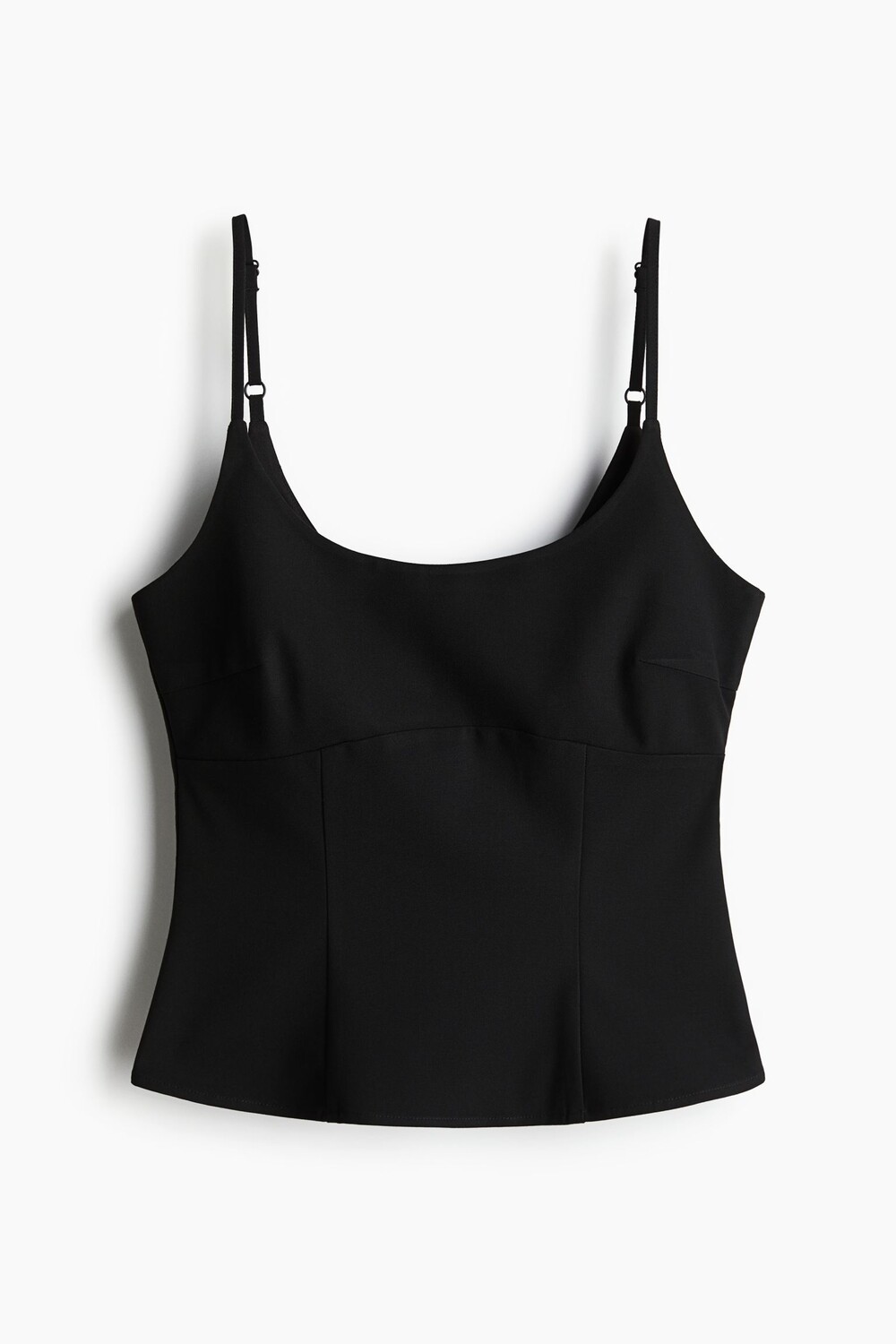 

Топ H&M Corset-Style Camisole, черный