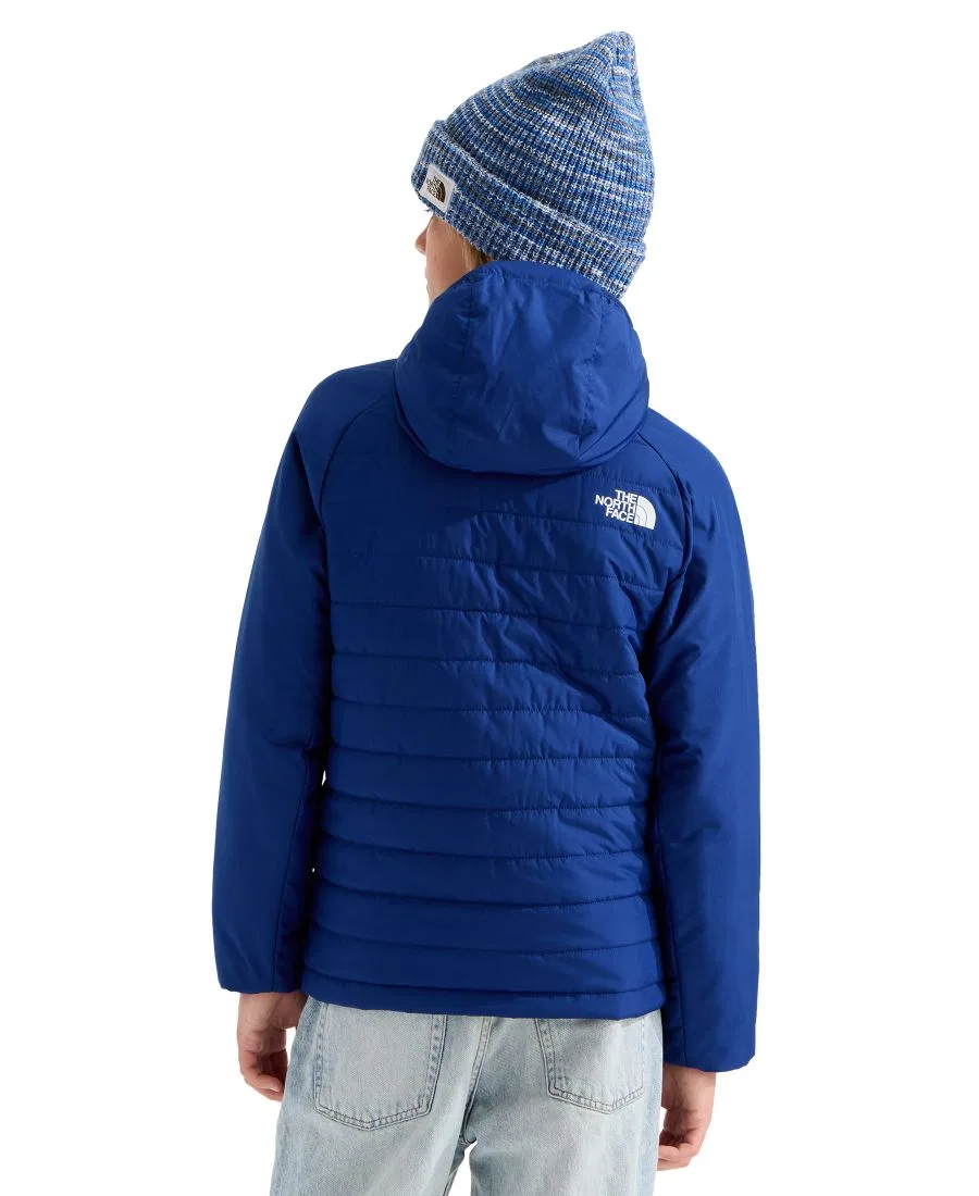 Куртка детская с длинным рукавом, на молнии, с капюшоном, Never Stop The North Face, Bold Blue — фото 4