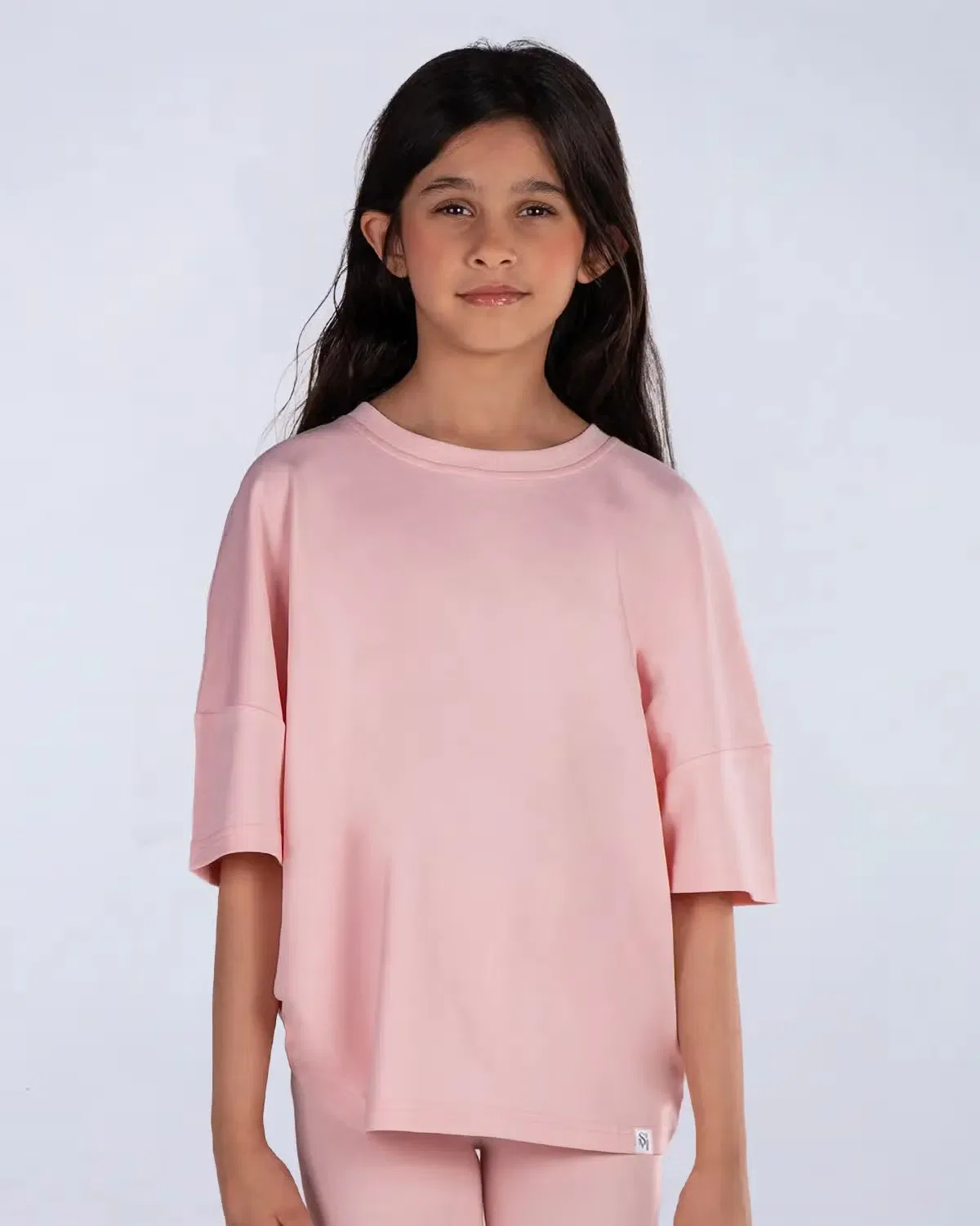 Футболка с принтом логотипа Logo Tee Shivashi Kids, розовый