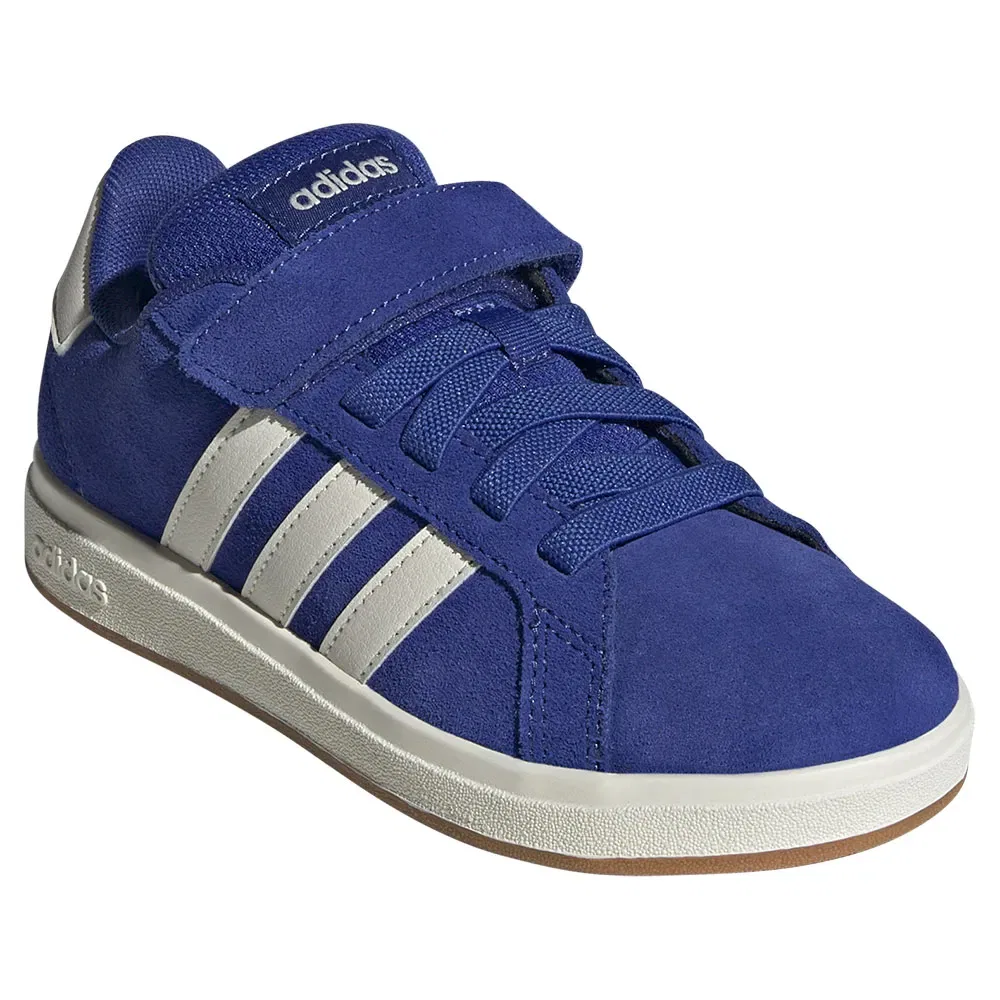 Детские кроссовки с липучкой Grand Court 00s EL Adidas, Blue — фото 4