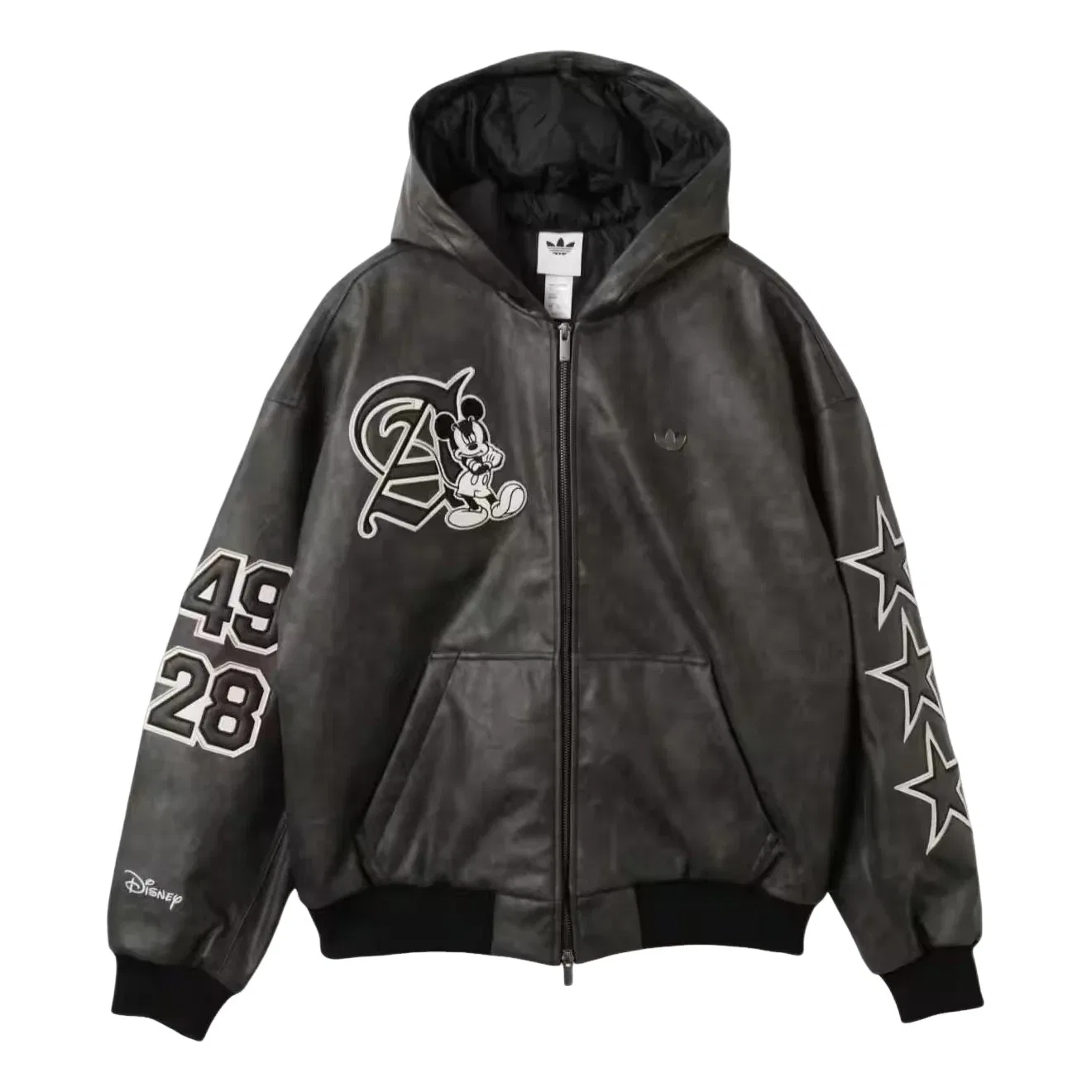 Мужская куртка Disney Mickey Mouse Dreams Jacket Asia Sizing 'Black' adidas, черный