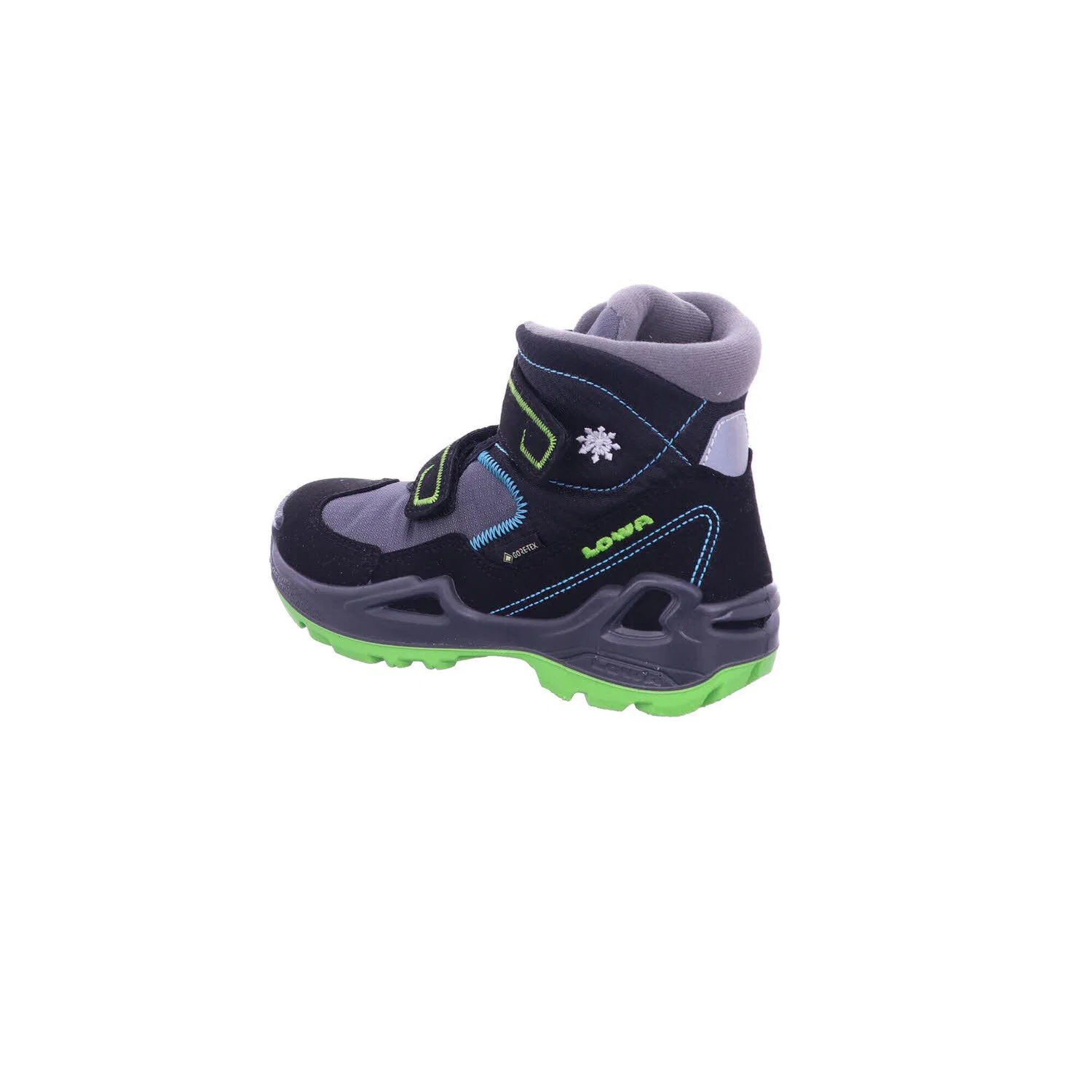 Детские зимние ботинки с быстрой шнуровкой MILO GTX MID Lowa, Schwarz — фото 4