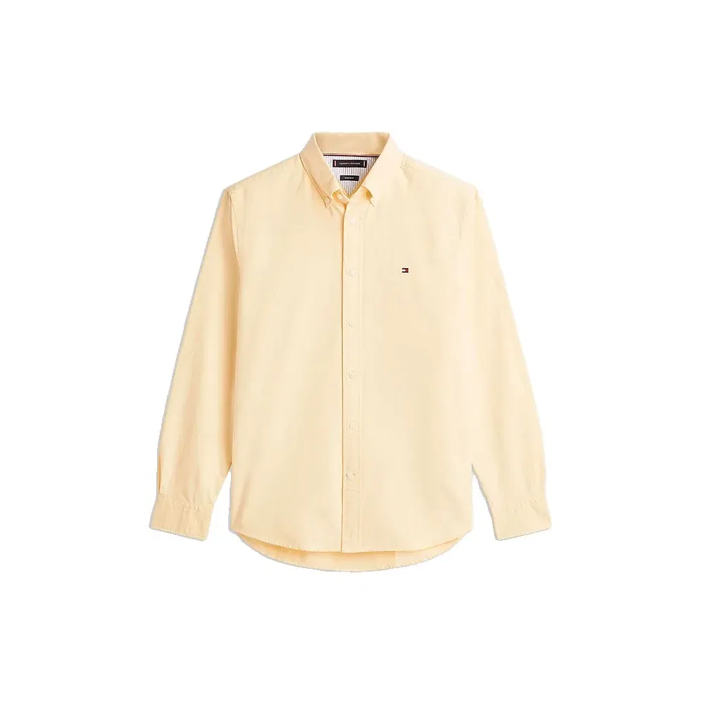 Рубашка с длинным рукавом Solid Heritage Oxford Rf Tommy Hilfiger, желтый — фото 3
