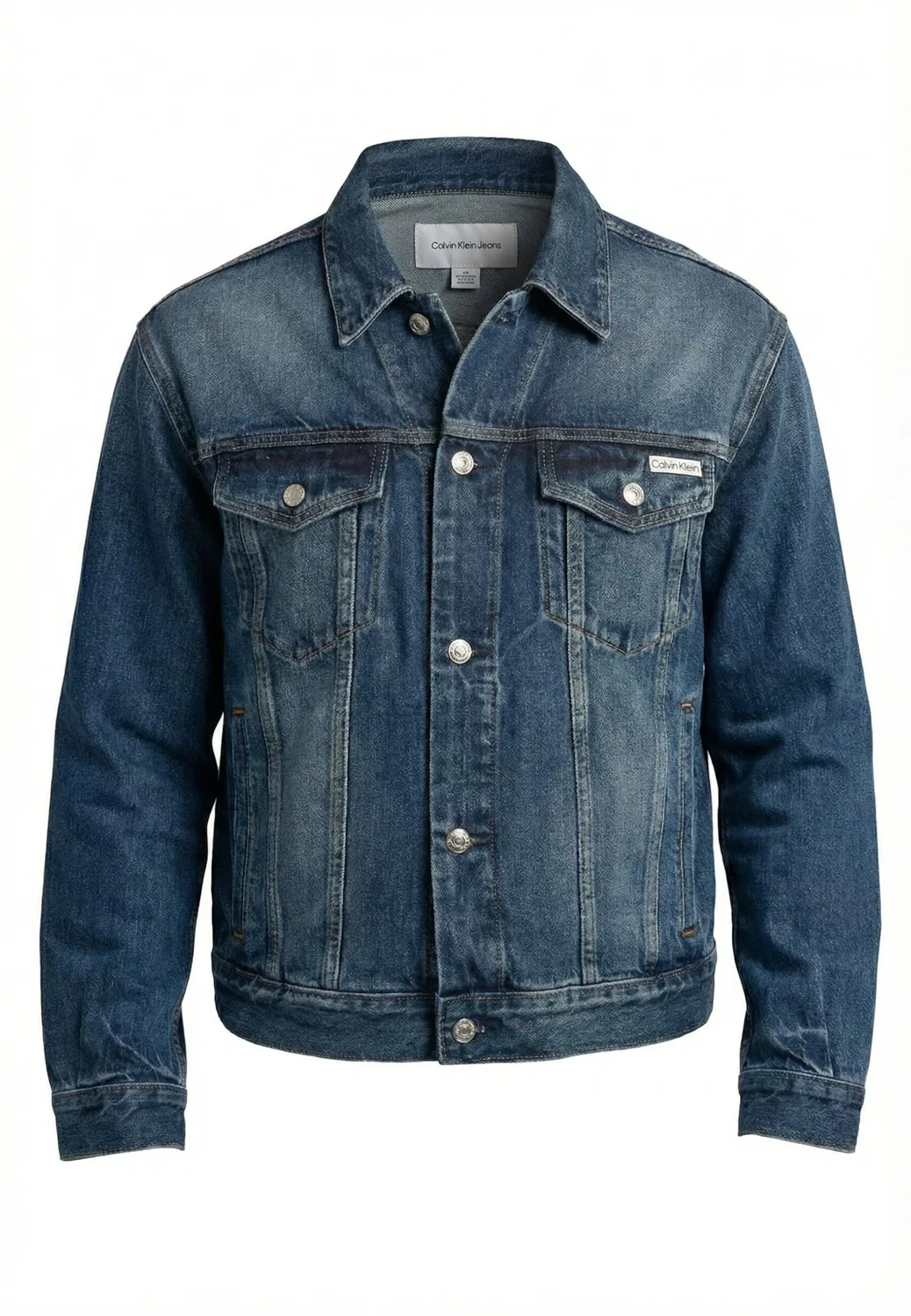 Мужская куртка с принтом 90s Horizon Trucker Calvin Klein, Horizon Blue — фото 4