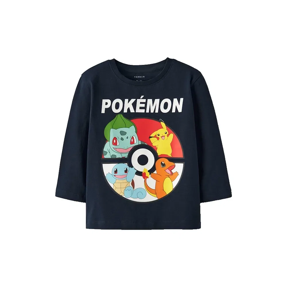 Футболка с длинным рукавом Pokemon Name It, синий — фото 4
