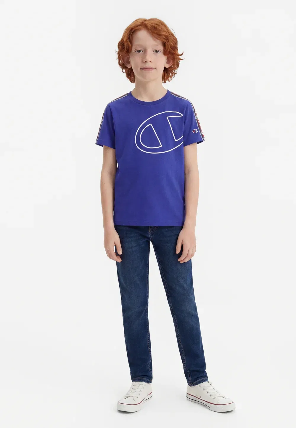 Стандарт спортивной одежды - футболка с принтом Champion, Royal Blue