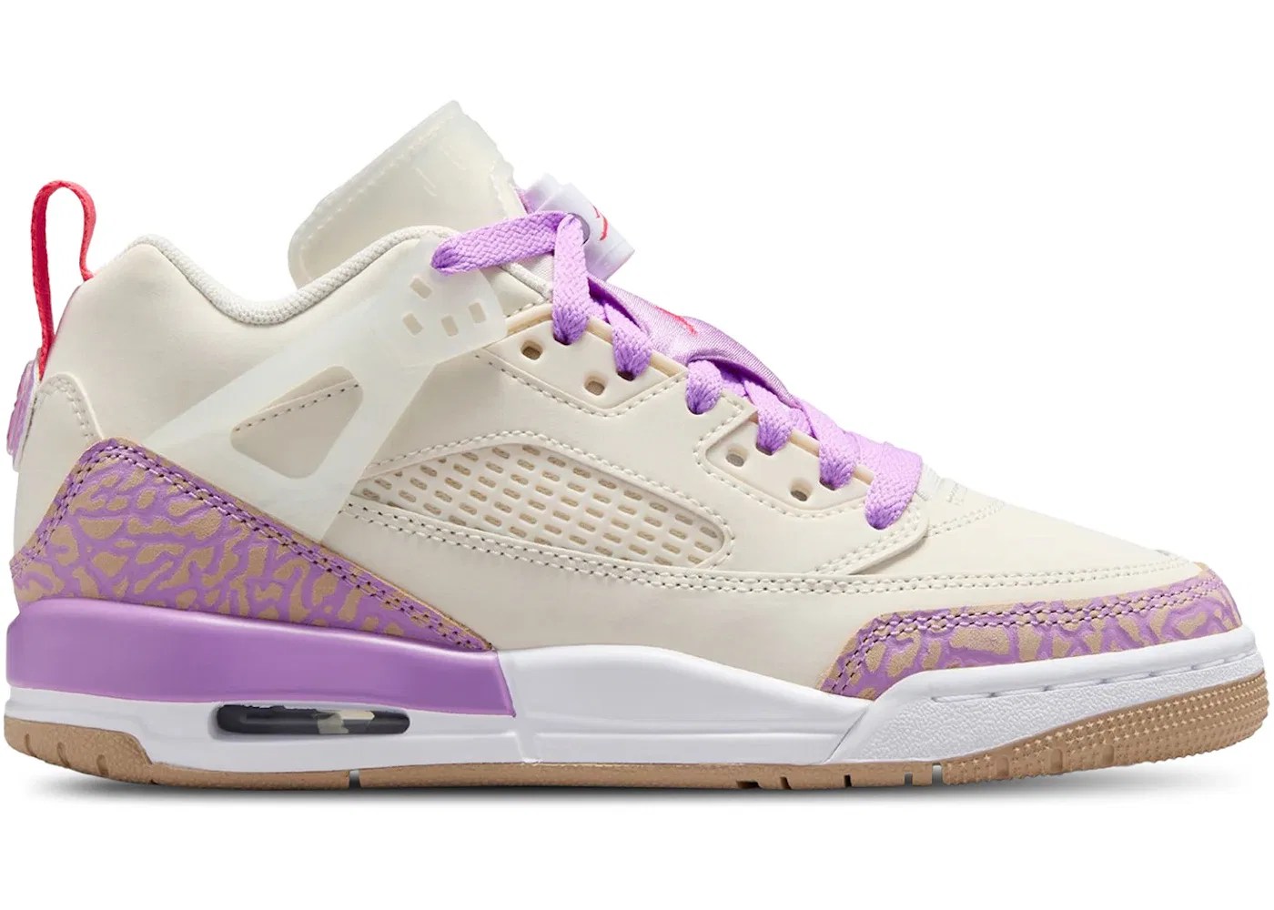 Детские кроссовки Lifestyle Jordan Spizike Low Lola Bunny (GS) Jordan, Pale Ivory/Rush Fuchsia/Desert/Fusion Red