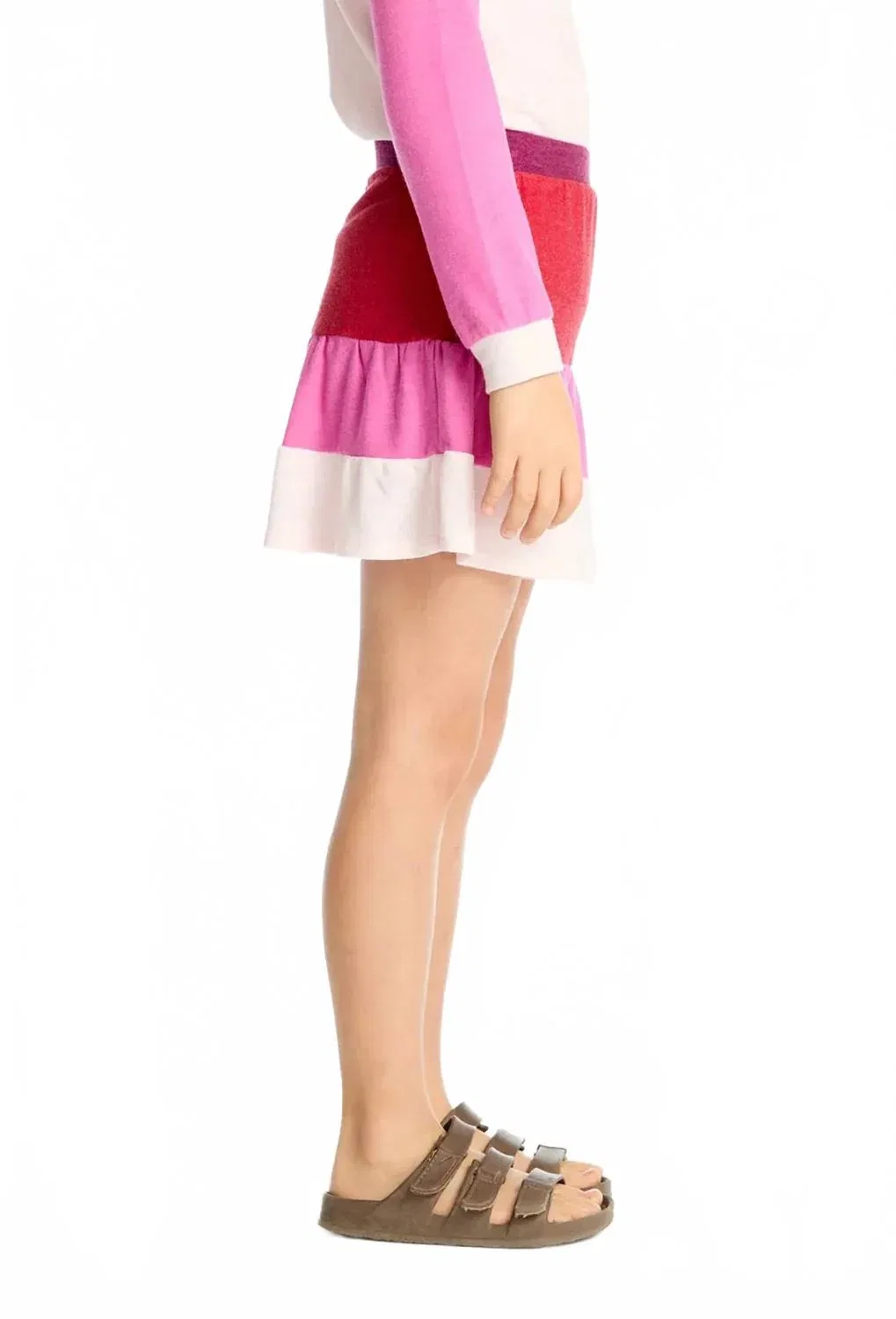 Детская юбка-шорты с воланами Peplum Skort Chaser, Pinky — фото 2