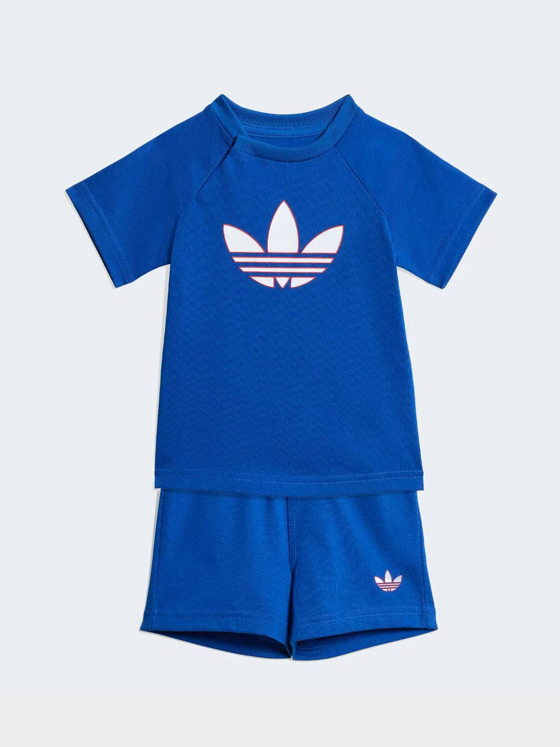 Комплект футболка и шорты adidas Originals Trefoil, синий