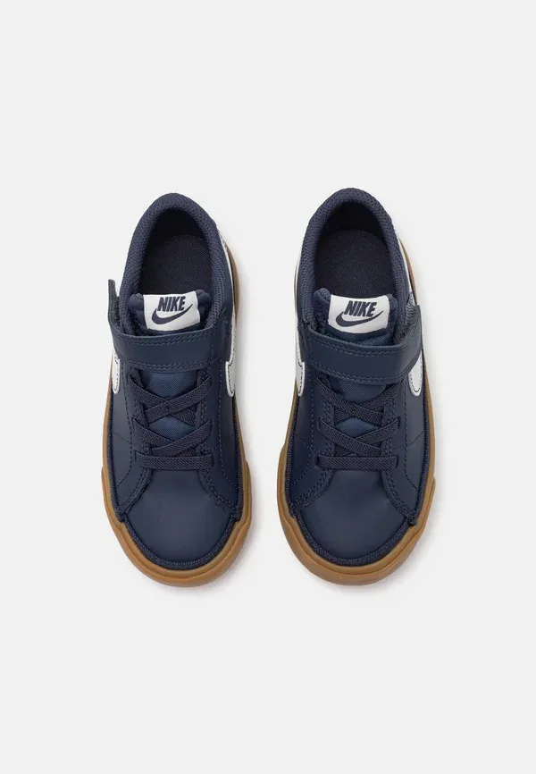Кроссовки теннисные Court Legacy Nike Sportswear Thunder Blue, Sail, Light Brown, синий/светло-коричневый — фото 4