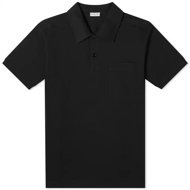 

Рубашка поло Dries Van Noten Helder, черный