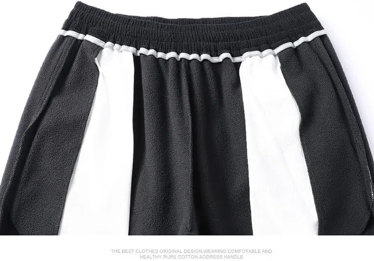 Мужские спортивные штаны с начёсом, модель, #C-black — фото 4