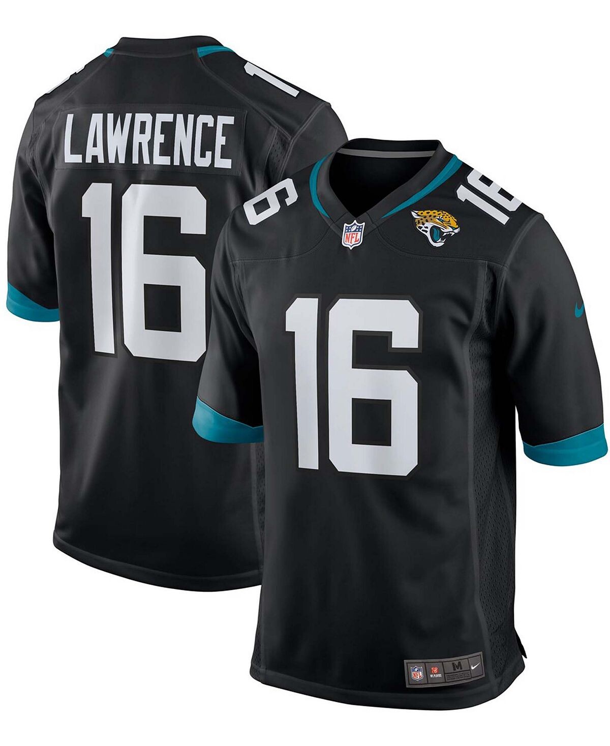 Мужская футболка trevor lawrence black jacksonville jaguars alternate 2021 nfl draft first round game jersey Nike, черный — фото 3