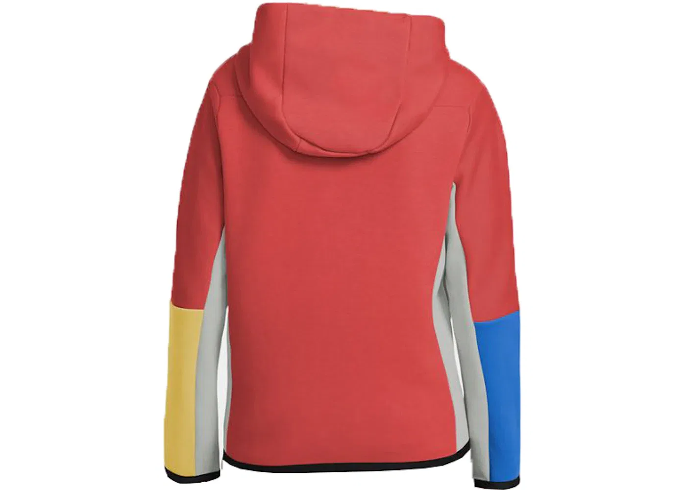 Детская куртка с принтом Nike Hoodie, Lobster/Grey Fog/White — фото 2
