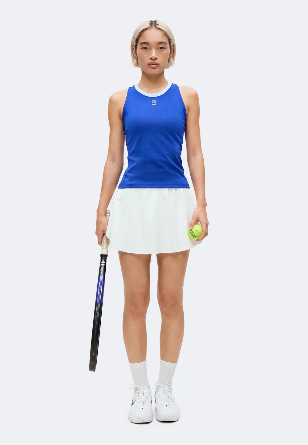Спортивная юбка Nikecourt Advantage Slam Skirt Nike Performance, White — фото 2