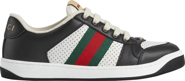 Кроссовки Gucci Wmns Screener Black White, черный