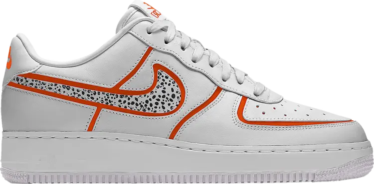 Кроссовки Nike Air Force 1 Low CR7 By You, бело-красный — фото 2