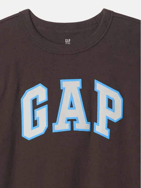 Футболка regular fit Gap, коричневый — фото 3