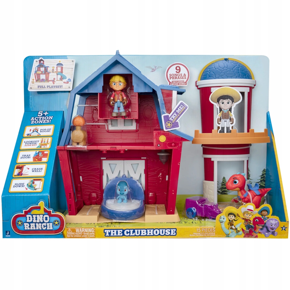 

База штаб-квартиры Dino Ranch + фигурки Jazwares