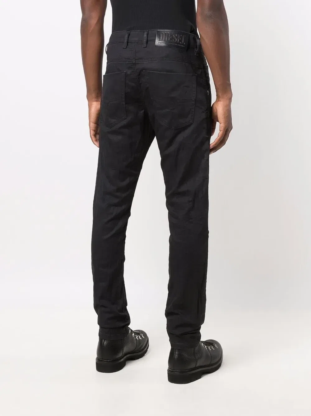 Зауженные джинсы Krooley JoggJeans Diesel, черный — фото 4