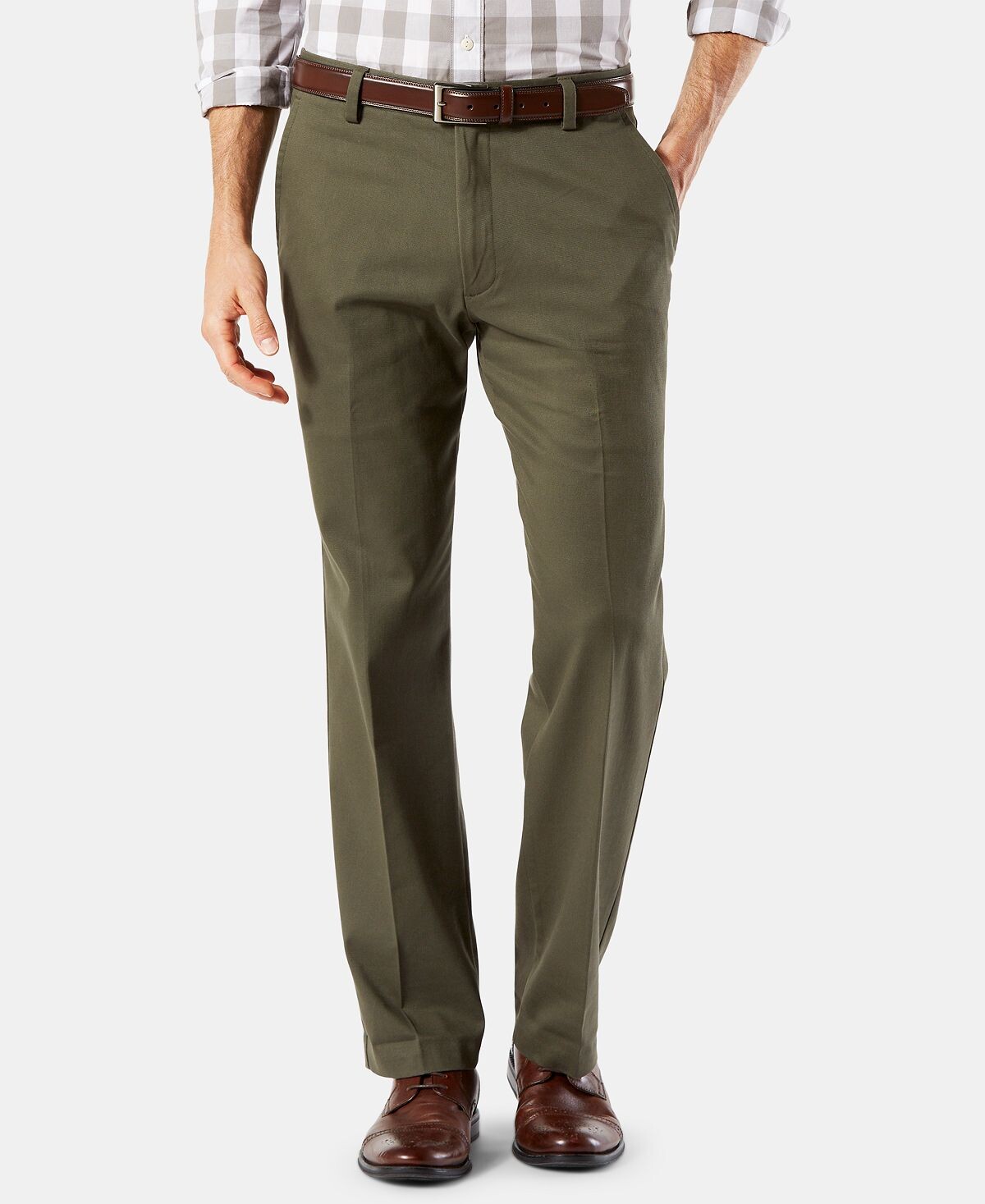 

Мужские эластичные брюки цвета хаки easy straight fit Dockers, мульти