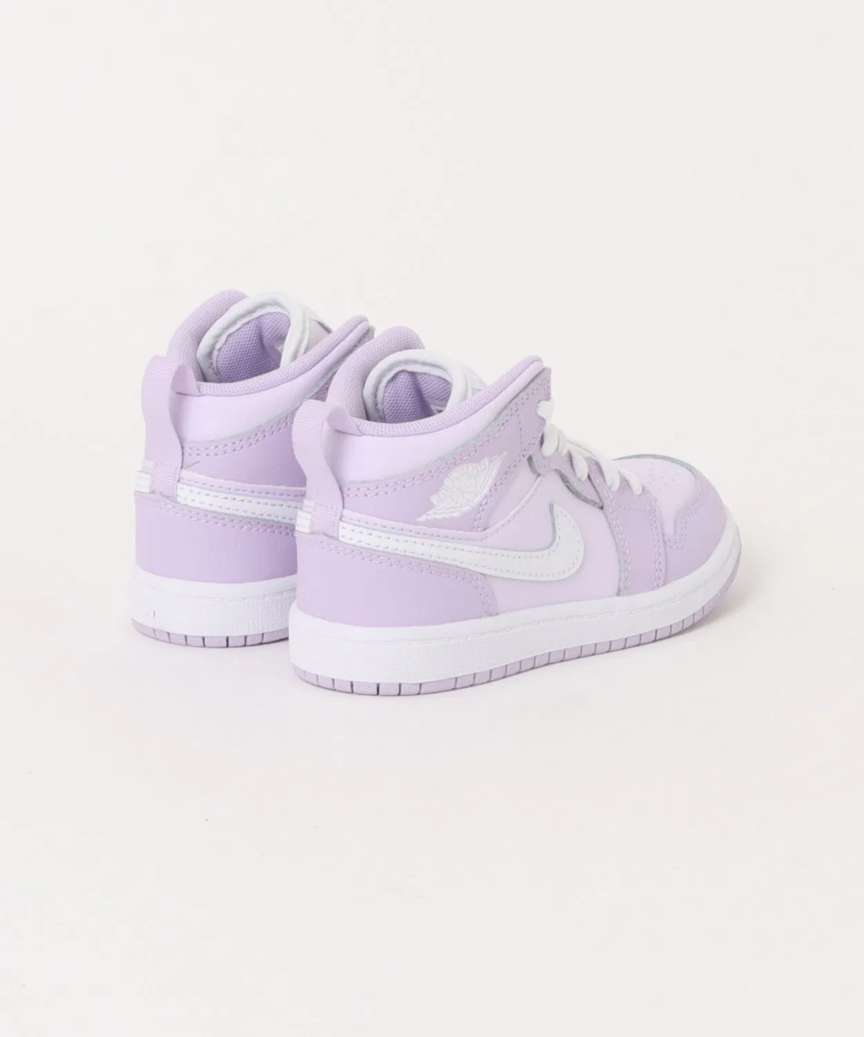 Детские кроссовки с кожаным верхом Jordan 1 Mid PS JORDAN BRAND, Purple — фото 2