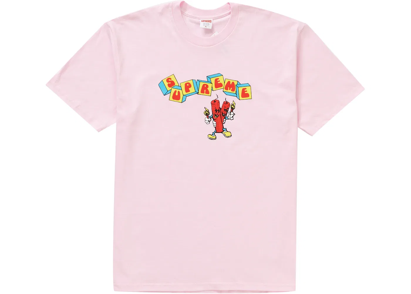 Мужская футболка с принтом Dynamite Supreme, Light Pink