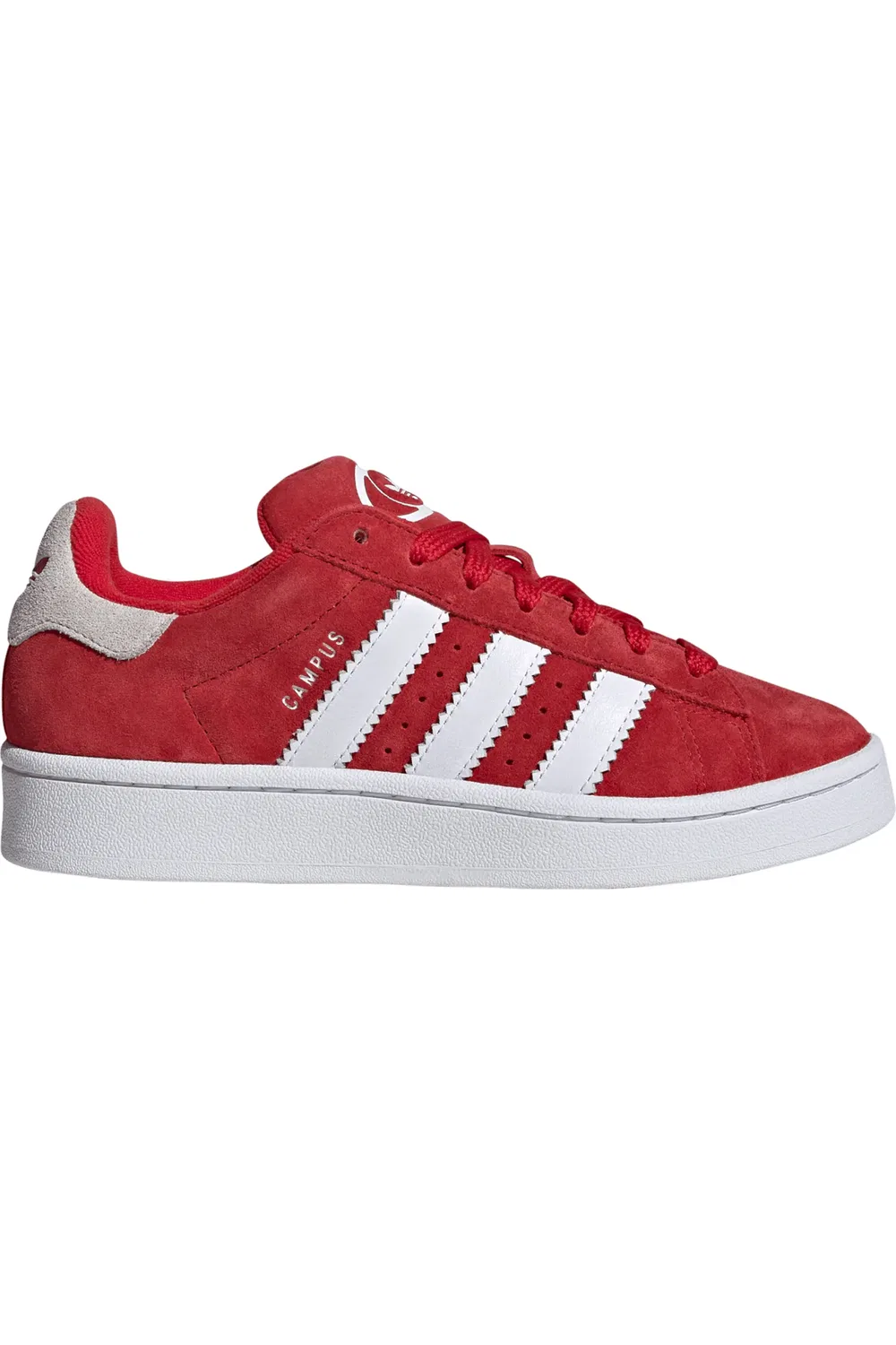 Кроссовки детские с высоким воротником Campus 00s adidas, Scarlet/Footwear White — фото 3