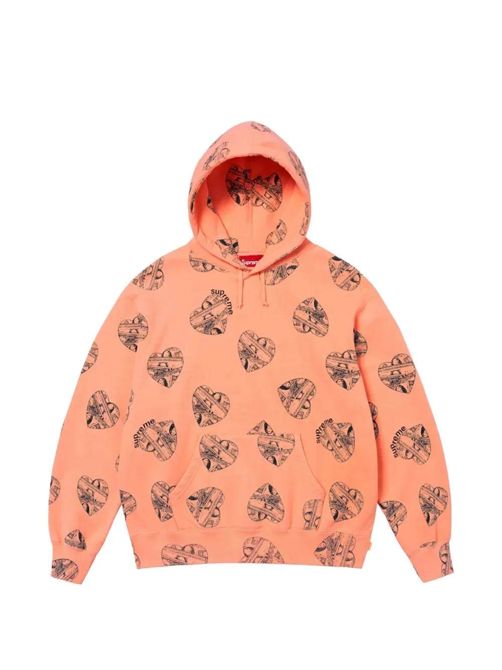 Худи Supreme, оранжевый