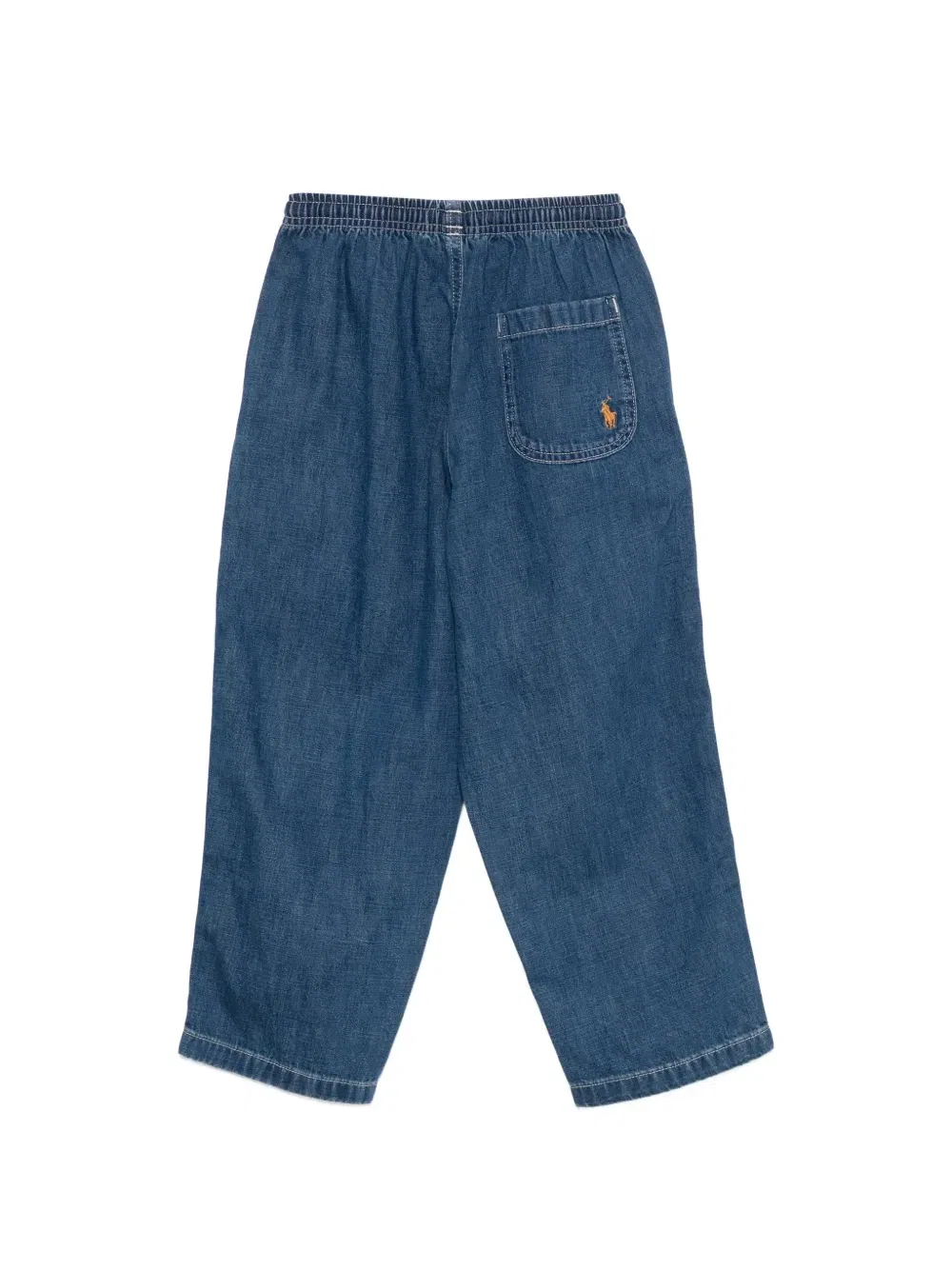 Джинсы с эластичным поясом на кулиске POLO RALPH LAUREN KIDS, синий — фото 2