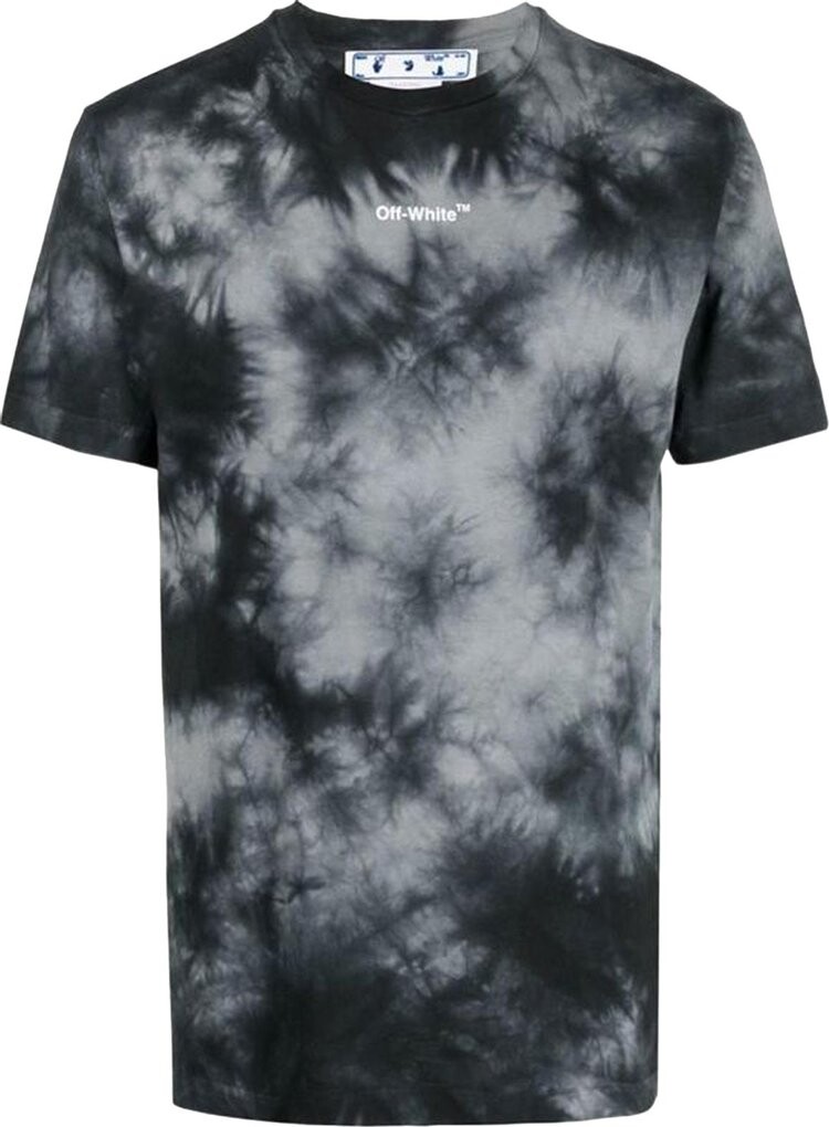 

Футболка Off-White Arrow Tie Dye Slim Short-Sleeve Tee 'Grey/White', серый