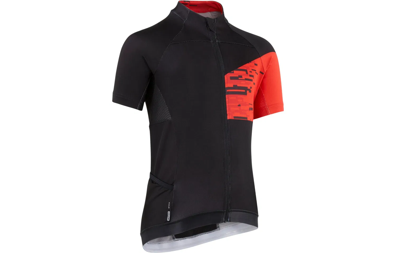 Детская футболка с коротким рукавом Black/Red DECATHLON, Black/Red