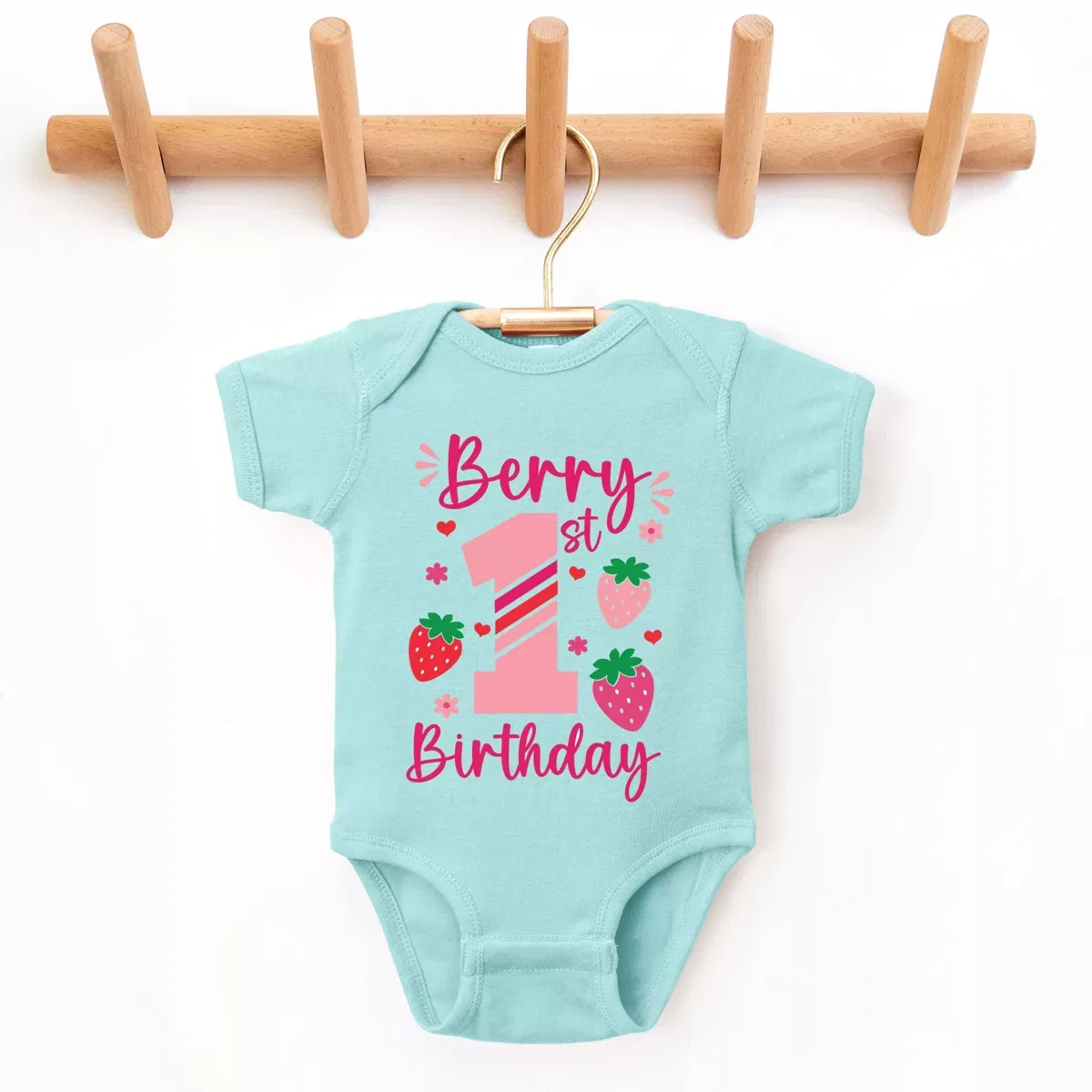 Детское боди с коротким рукавом Berry 1st Birthday The Juniper Shop, Chill