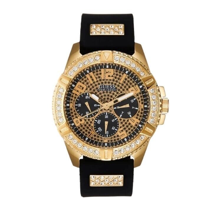 

Часы наручные Guess с хронографом, черный