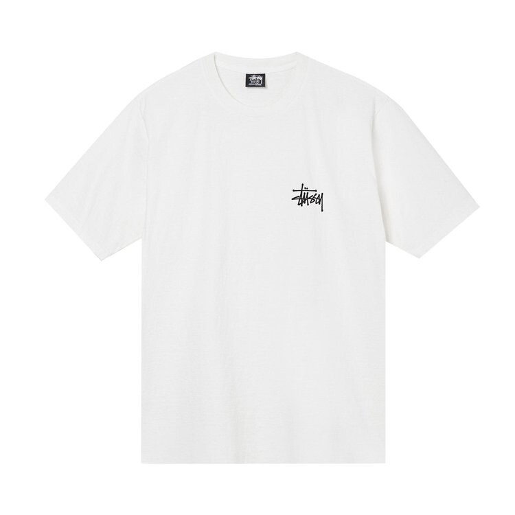 

Футболка Stussy Skull Wings Pigment Dyed Tee 'White', белый