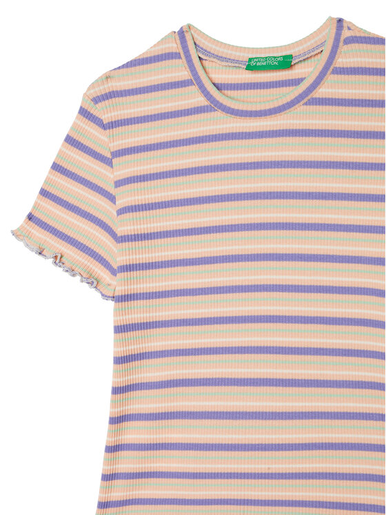 Футболка обычного кроя 3TLVC10N0 United Colors Of Benetton, мультиколор — фото 3