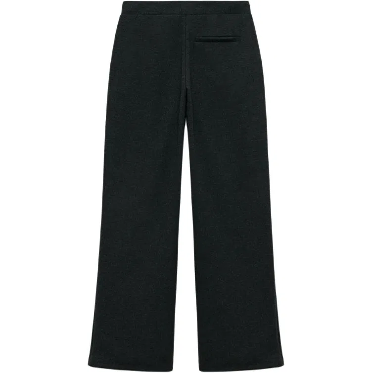 Женские брюки свободного кроя с широкой штаниной Casual Pants, ZARA, Black — фото 3