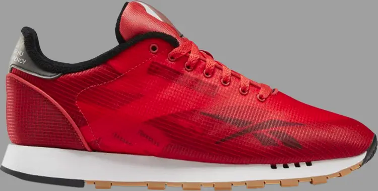 

Кроссовки classic leather ati 'radiant red' Reebok, красный