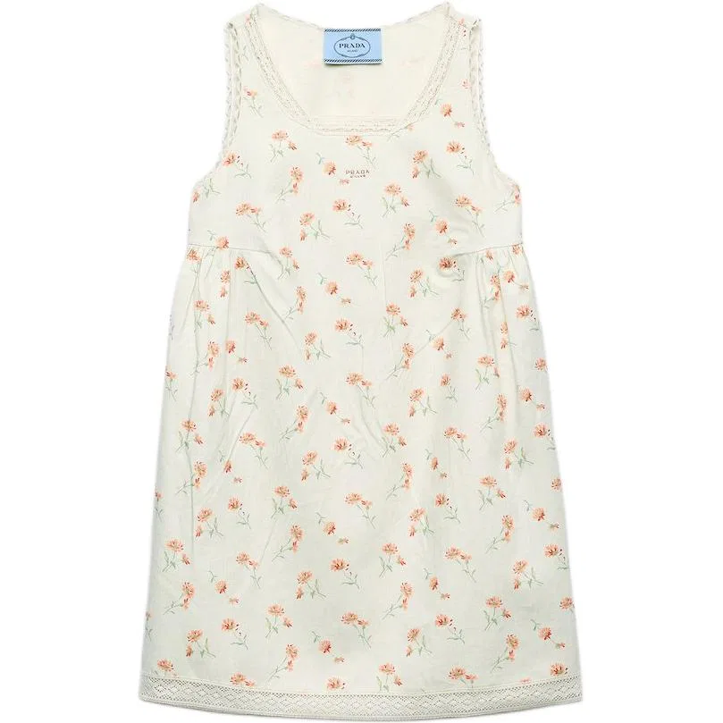 Женское платье без рукавов PRADA, Beige