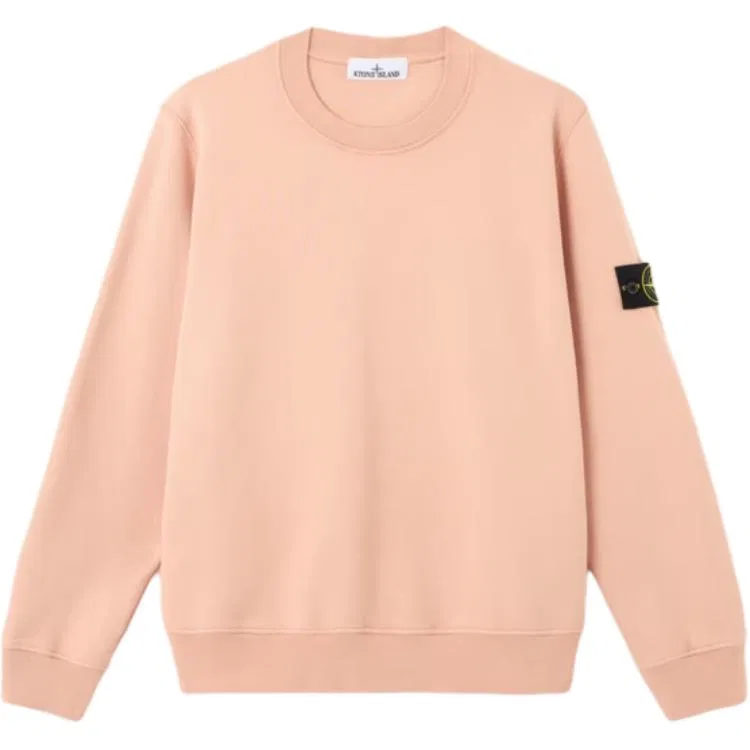 Мужской свитшот с логотипом Pink STONE ISLAND