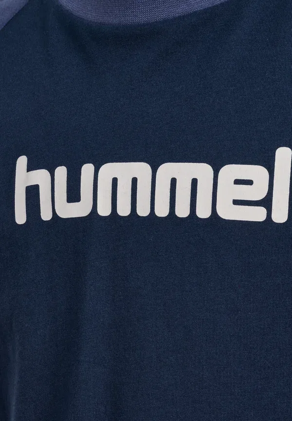 Футболка унисекс с принтом Hummel, синий — фото 3