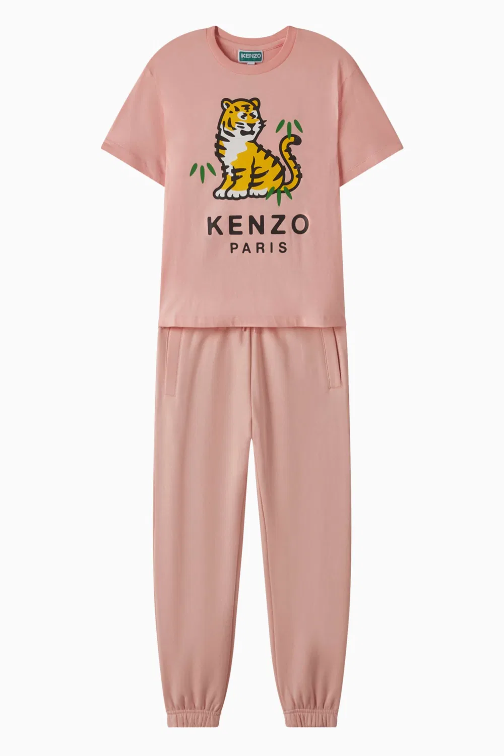 Штаны спортивные хлопковые Logo Jogging Pants KENZO KIDS — фото 2